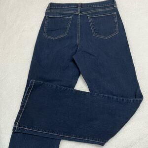 Style and Co High Rise Boot Cut Jeans Sz 8 Stretch Dark Wash